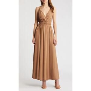 NWT Du Paradis Womens Phuket Maxi Sundress Size Large Mesh Romantic Boho Cottage